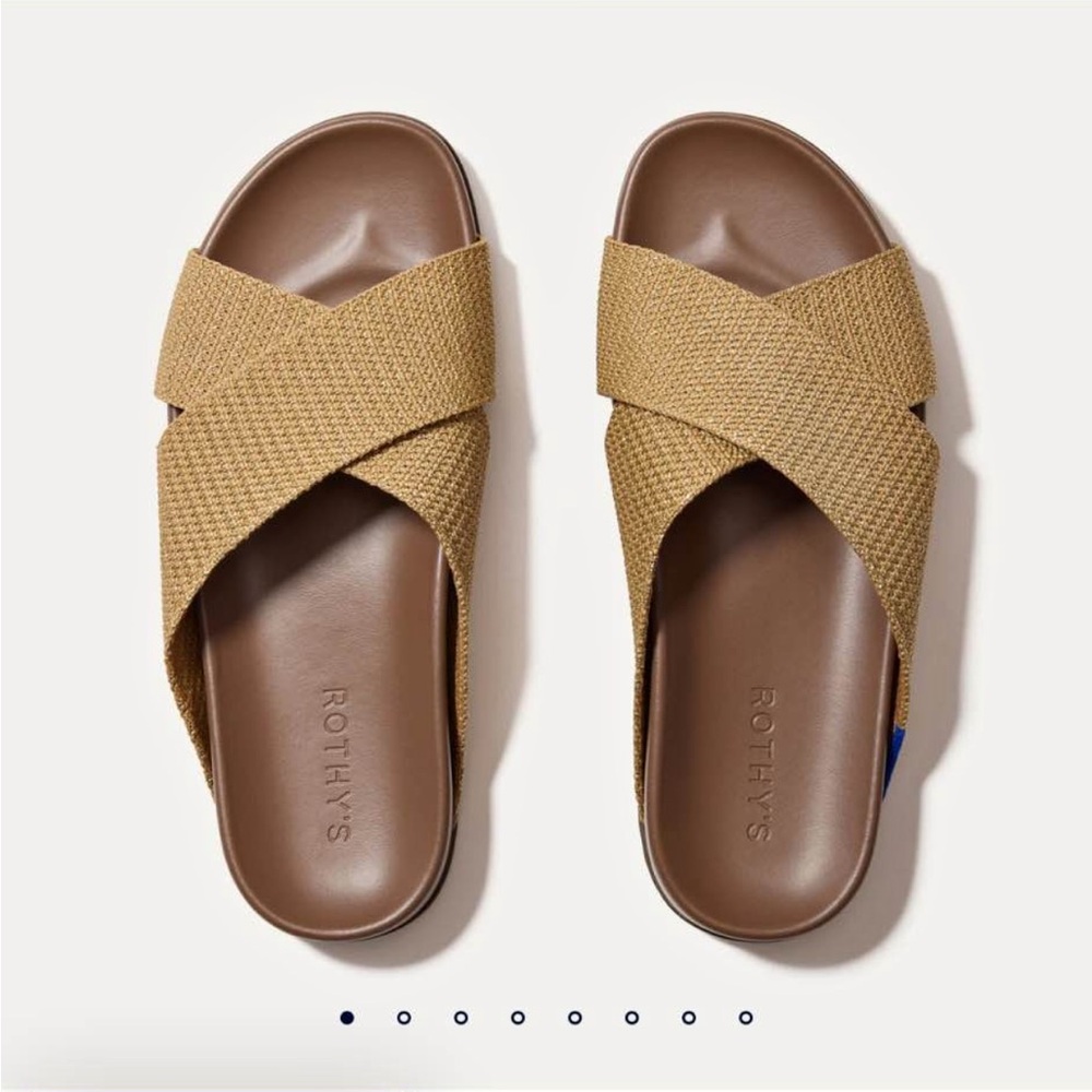 Rothy's Brown Weekend Slide Sandals